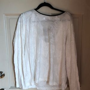 Loft long sleeve blouse with back detail